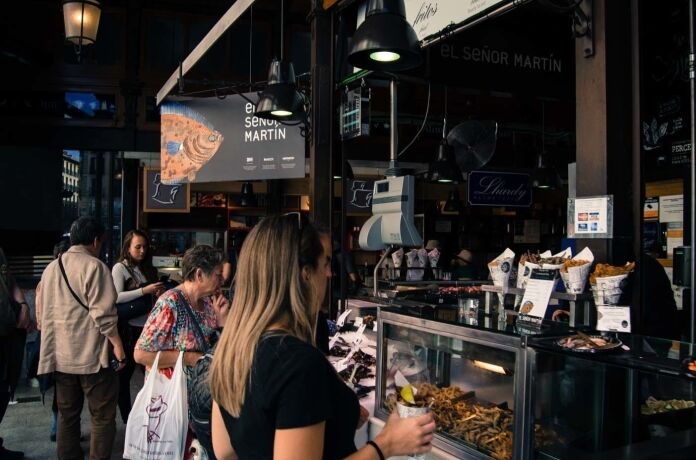 San Miguel market best tapas and seafood